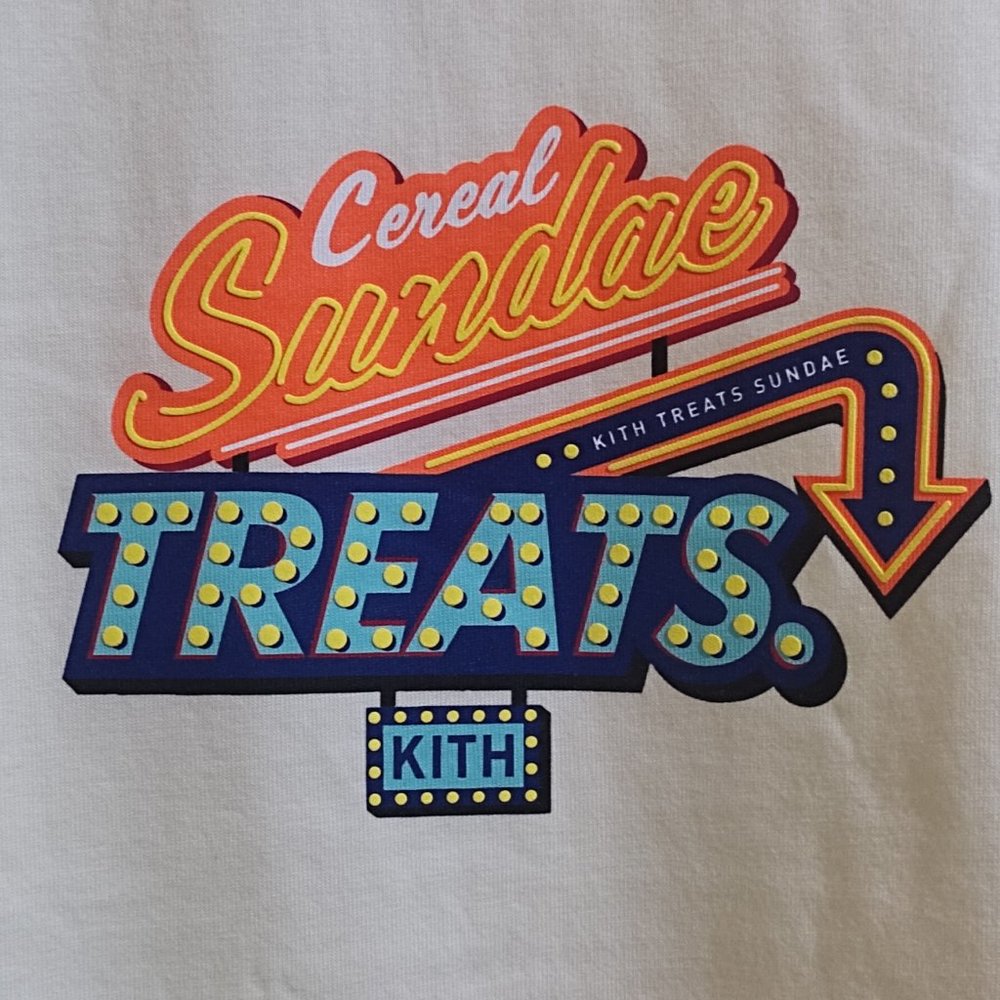 Kith Treats Sundae Station Sandrift Tee - M - L - Picture 3 of 11